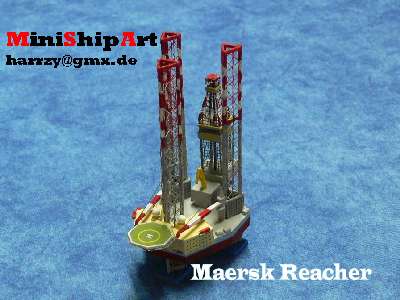 Schiffsmodell offshore 1/1250