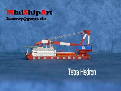 Schiffsmodell crane ship 1/1250