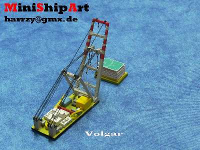 Schiffsmodell crane ship 1/1250
