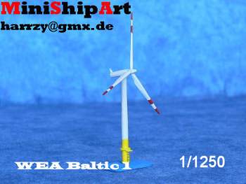 Windradmodell wind turbine model 1/1250