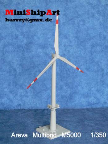 Windradmodell wind turbine model 1/350