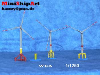 Windradmodell wind turbine models 1/1250