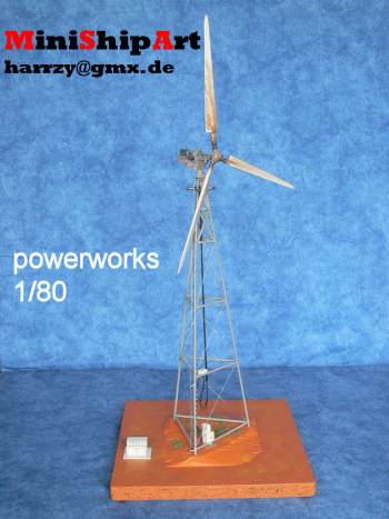 Windradmodell wind turbine model 1/80
