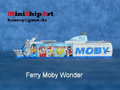 Schiffsmodell Ferry 1/1250