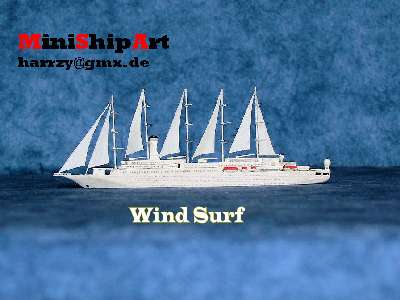 Schiffsmodell cruise liner 1/1250